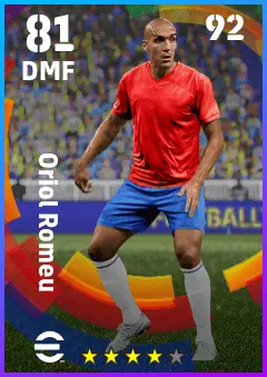Oriol Romeu eFootball 2026 player card — 81 OVR DMF