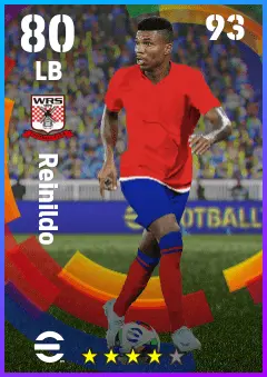 Reinildo Mandava eFootball 2026 player card — 80 OVR LB