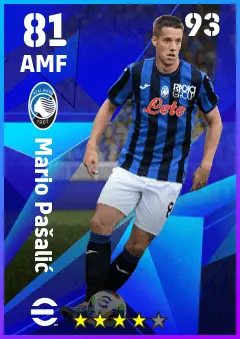 Mario Pasalic eFootball 2026 player card — 81 OVR AMF