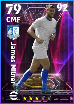 James Milner eFootball 2026 player card — 79 OVR CMF