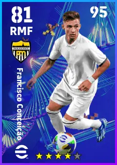 Francisco Conceicao eFootball 2026 player card — 81 OVR RMF