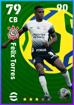 Felix Torres eFootball 2026 player card — 79 OVR CB