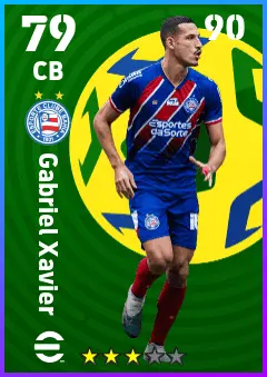 Gabriel Xavier eFootball 2026 player card — 79 OVR CB