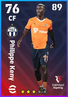 Philippe Keny eFootball 2026 player card — 76 OVR CF