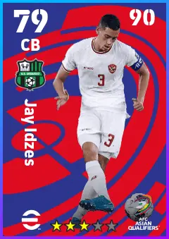 Jay Idzes eFootball 2026 player card — 79 OVR CB