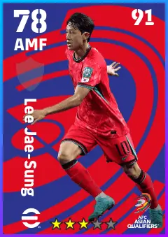 Lee Jae-Sung eFootball 2026 player card — 78 OVR AMF