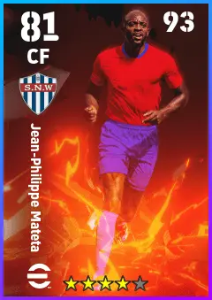 Jean-Philippe Mateta eFootball 2026 player card — 81 OVR CF