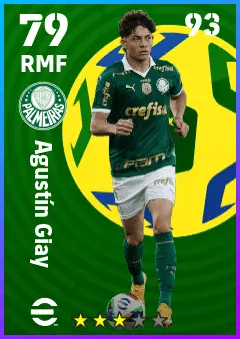 Agustin Giay eFootball 2026 player card — 79 OVR RMF