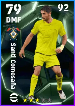 Santi Comesana eFootball 2026 player card — 79 OVR DMF