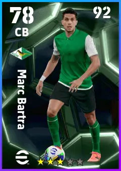 Marc Bartra eFootball 2026 player card — 78 OVR CB