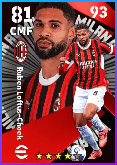 Ruben Loftus-Cheek eFootball 2026 player card — 81 OVR CMF