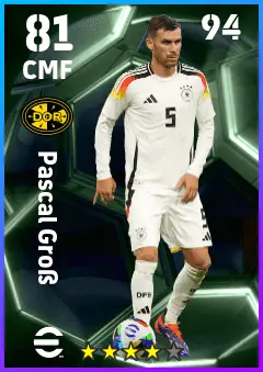 Pascal GroSS eFootball 2026 player card — 81 OVR CMF
