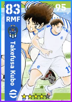 Takefusa Kubo eFootball 2026 player card — 83 OVR RMF