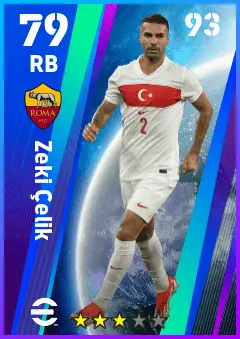 Zeki Celik eFootball 2026 player card — 79 OVR RB
