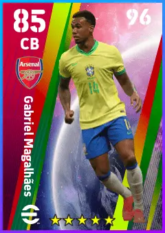 Gabriel Magalhaes eFootball 2026 player card — 85 OVR CB