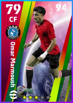 Omar Marmoush eFootball 2026 player card — 79 OVR CF