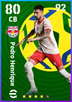 Pedro Henrique eFootball 2026 player card — 80 OVR CB