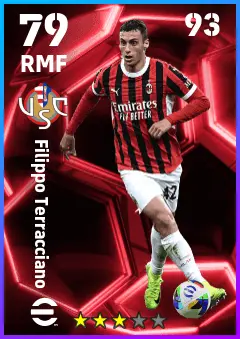Filippo Terracciano eFootball 2026 player card — 79 OVR RMF