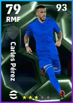 Carles Perez eFootball 2026 player card — 79 OVR RMF