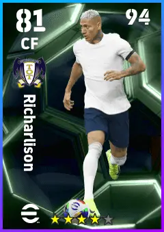 Richarlison eFootball 2026 player card — 81 OVR CF