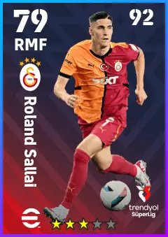 Roland Sallai eFootball 2026 player card — 79 OVR RMF