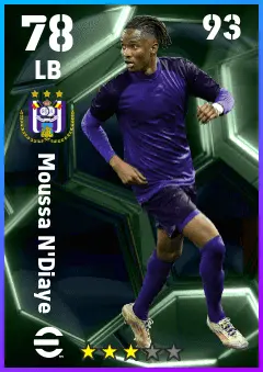 Moussa N Diaye eFootball 2026 player card — 78 OVR LB