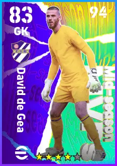 David de Gea eFootball 2026 player card — 83 OVR GK