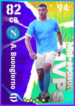 A. Buongiorno eFootball 2026 player card — 82 OVR CB