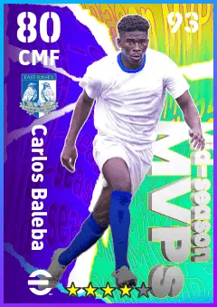 Carlos Baleba eFootball 2026 player card — 80 OVR CMF