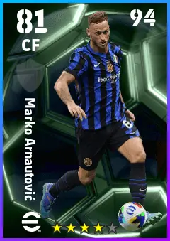Marko Arnautovic eFootball 2026 player card — 81 OVR CF