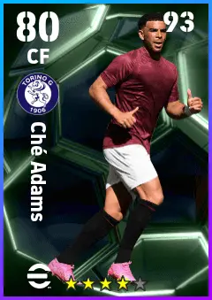 Che Adams eFootball 2026 player card — 80 OVR CF