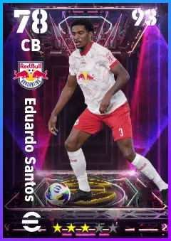 Eduardo Santos eFootball 2026 player card — 78 OVR CB