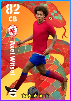 Axel Witsel eFootball 2026 player card — 82 OVR CB