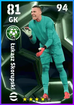 Lukasz Skorupski eFootball 2026 player card — 81 OVR GK