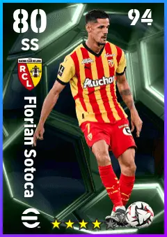 Florian Sotoca eFootball 2026 player card — 80 OVR SS