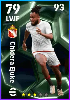 Chidera Ejuke eFootball 2026 player card — 79 OVR LWF