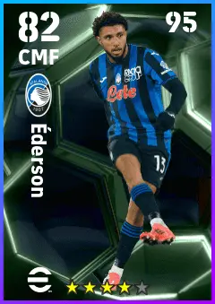 Ederson eFootball 2026 player card — 82 OVR CMF