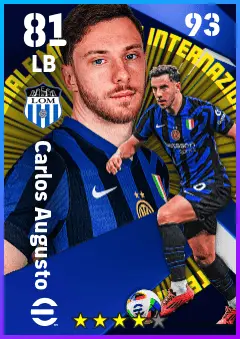 Carlos Augusto eFootball 2026 player card — 81 OVR LB