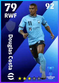 Douglas Costa eFootball 2026 player card — 79 OVR RWF