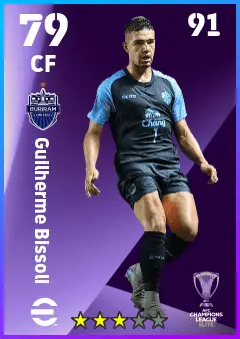 Guilherme Bissoli eFootball 2026 player card — 79 OVR CF