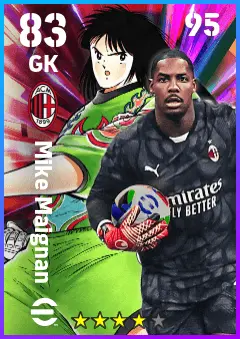 Mike Maignan eFootball 2026 player card — 83 OVR GK