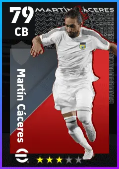 Martin Caceres eFootball 2026 player card — 79 OVR CB