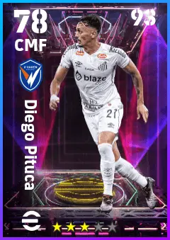 Diego Pituca eFootball 2026 player card — 78 OVR CMF