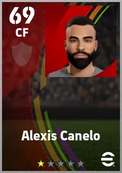 Alexis Canelo eFootball 2026 player card — 69 OVR CF
