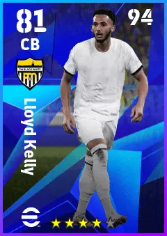Lloyd Kelly eFootball 2026 player card — 81 OVR CB