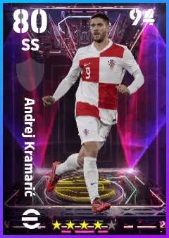 Andrej Kramaric eFootball 2026 player card — 80 OVR SS