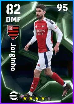 Jorginho eFootball 2026 player card — 82 OVR DMF