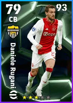 Daniele Rugani eFootball 2026 player card — 79 OVR CB