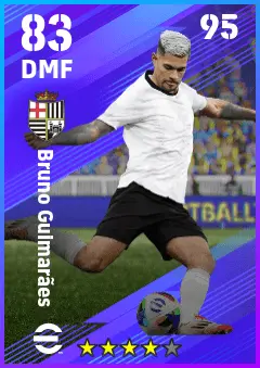 Bruno Guimaraes eFootball 2026 player card — 83 OVR DMF