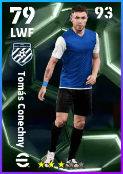 Tomas Conechny eFootball 2026 player card — 79 OVR LWF